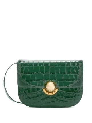 Furla Mini Sfera crocodile-effect Cross Body Bag | Green | FARFETCH AZ