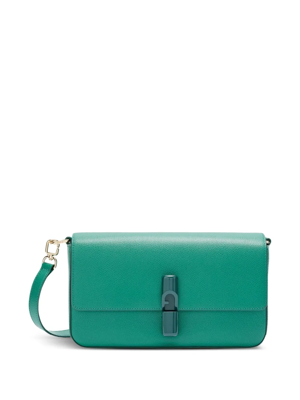 Furla Iride clasp-fastening leather shoulder bag | Green | Image 1