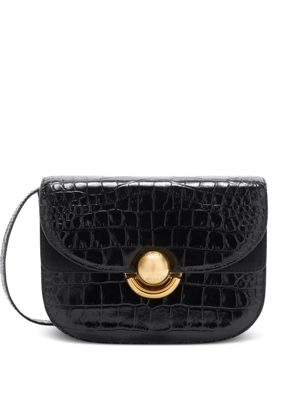 Furla スモール Sfera ショルダーバッグ - ブラック Furla スモール Sfera ショルダーバッグ - ブラック