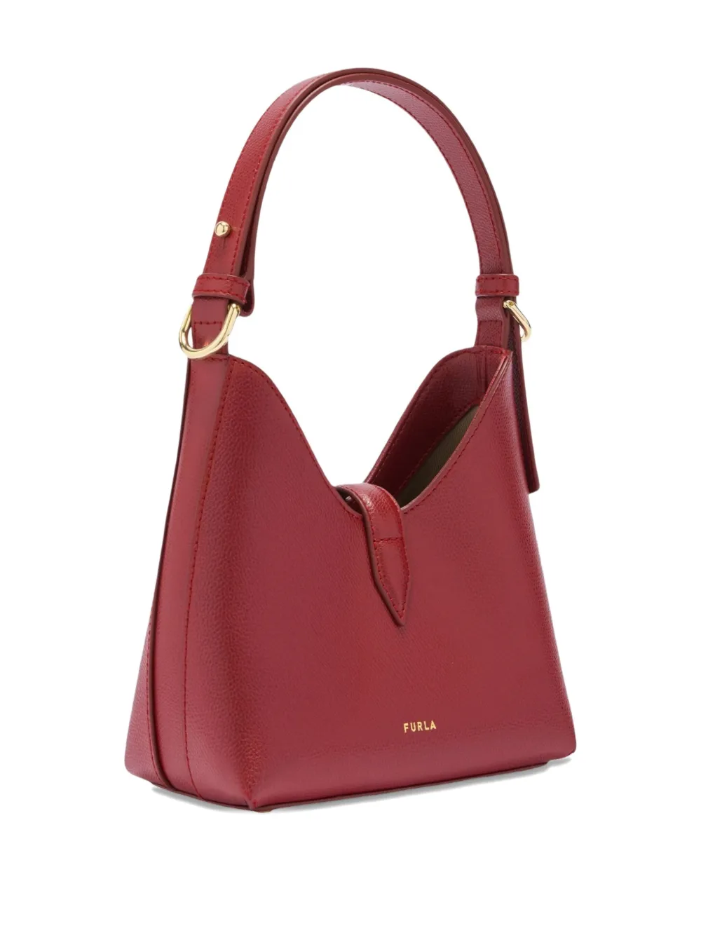 Furla leather shoulder bag - Rood
