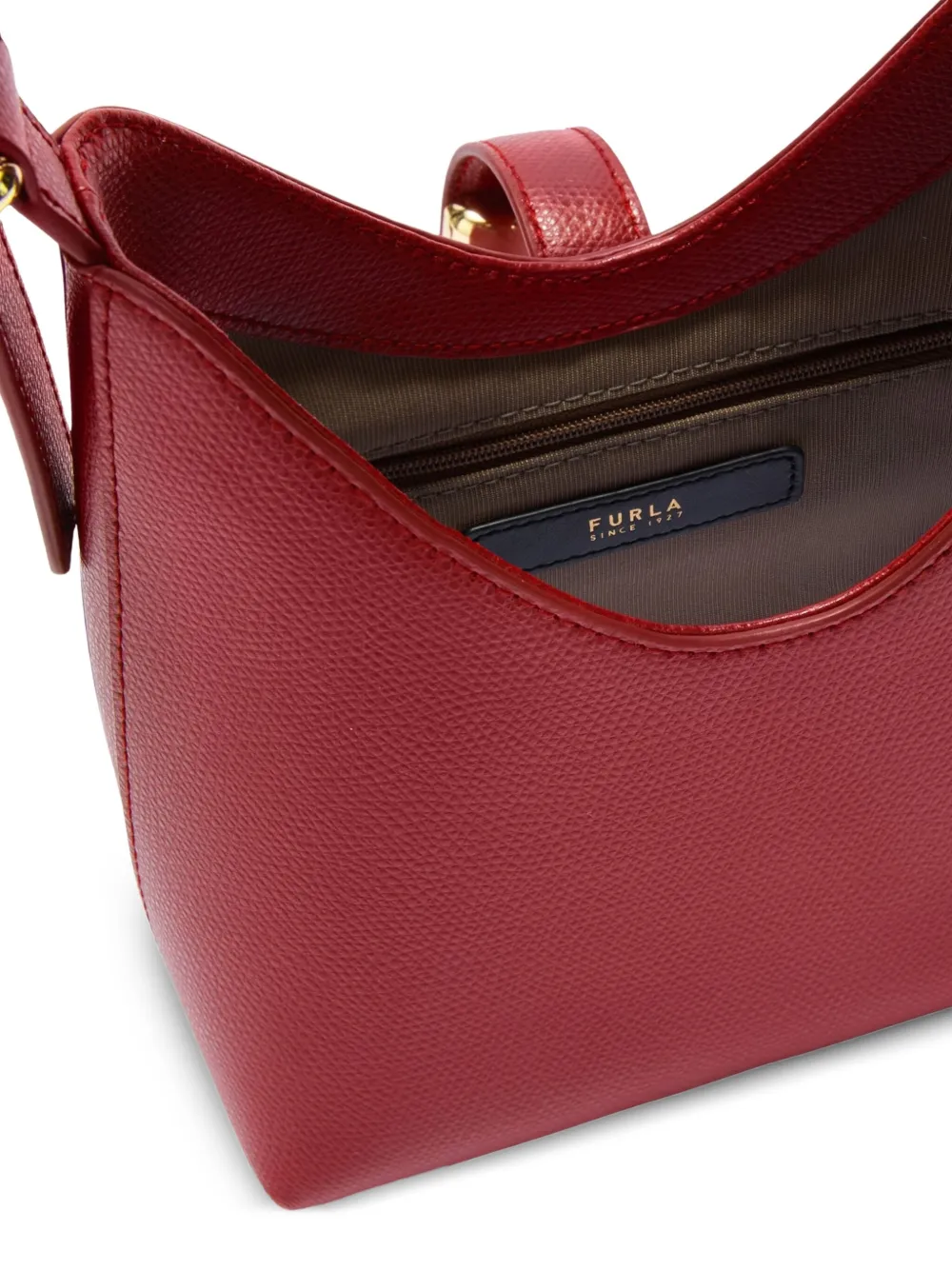 Furla Leren schoudertas Rood