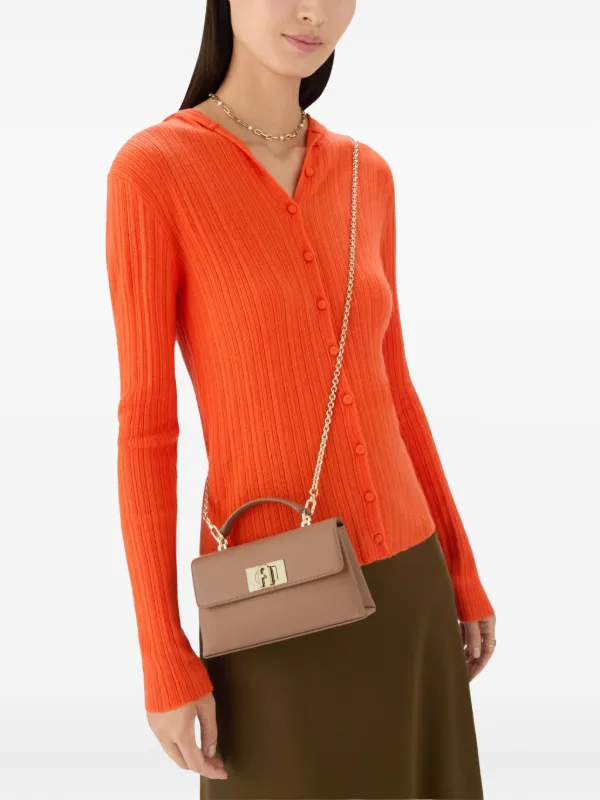 Furla Mini top-handle Crossbody Bag | Brown | FARFETCH