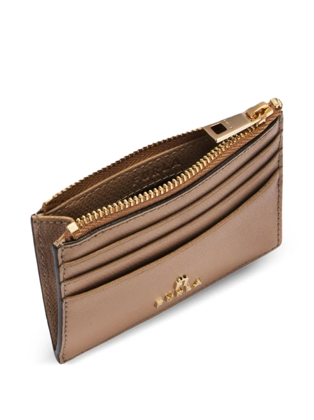 Furla Pasjeshouder met rits Bruin