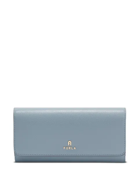 Furla logo-plaque leather wallet