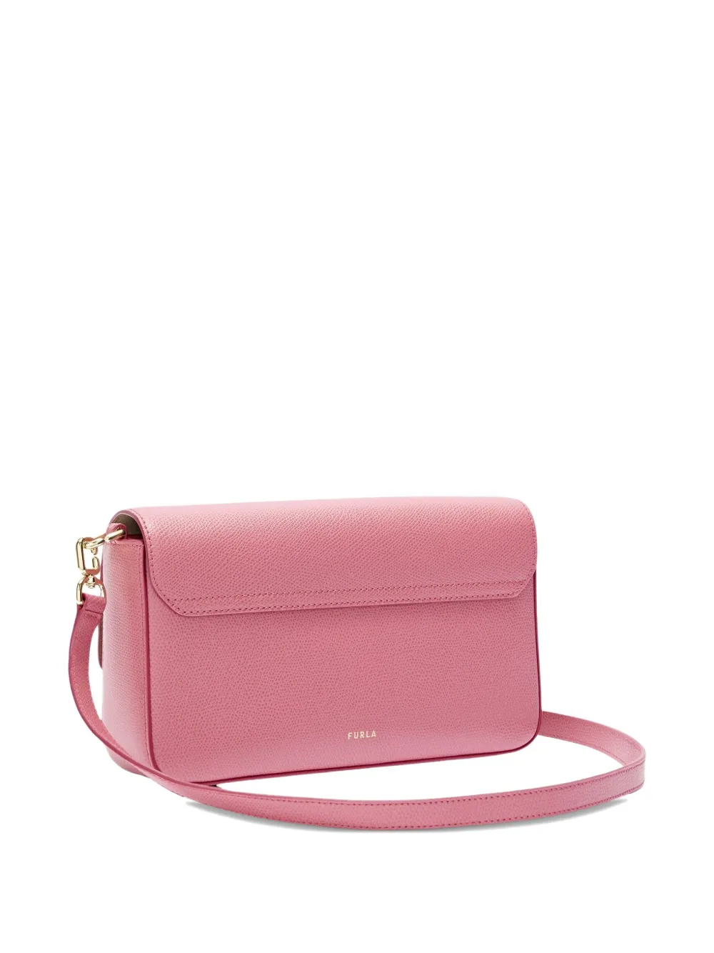 Furla Iride Flap-lock Bag In Pink