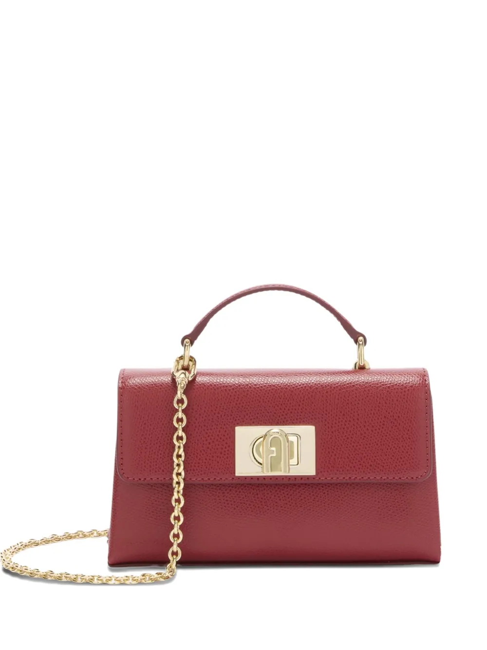 Furla Top-handle Chain Mini Bag In Red