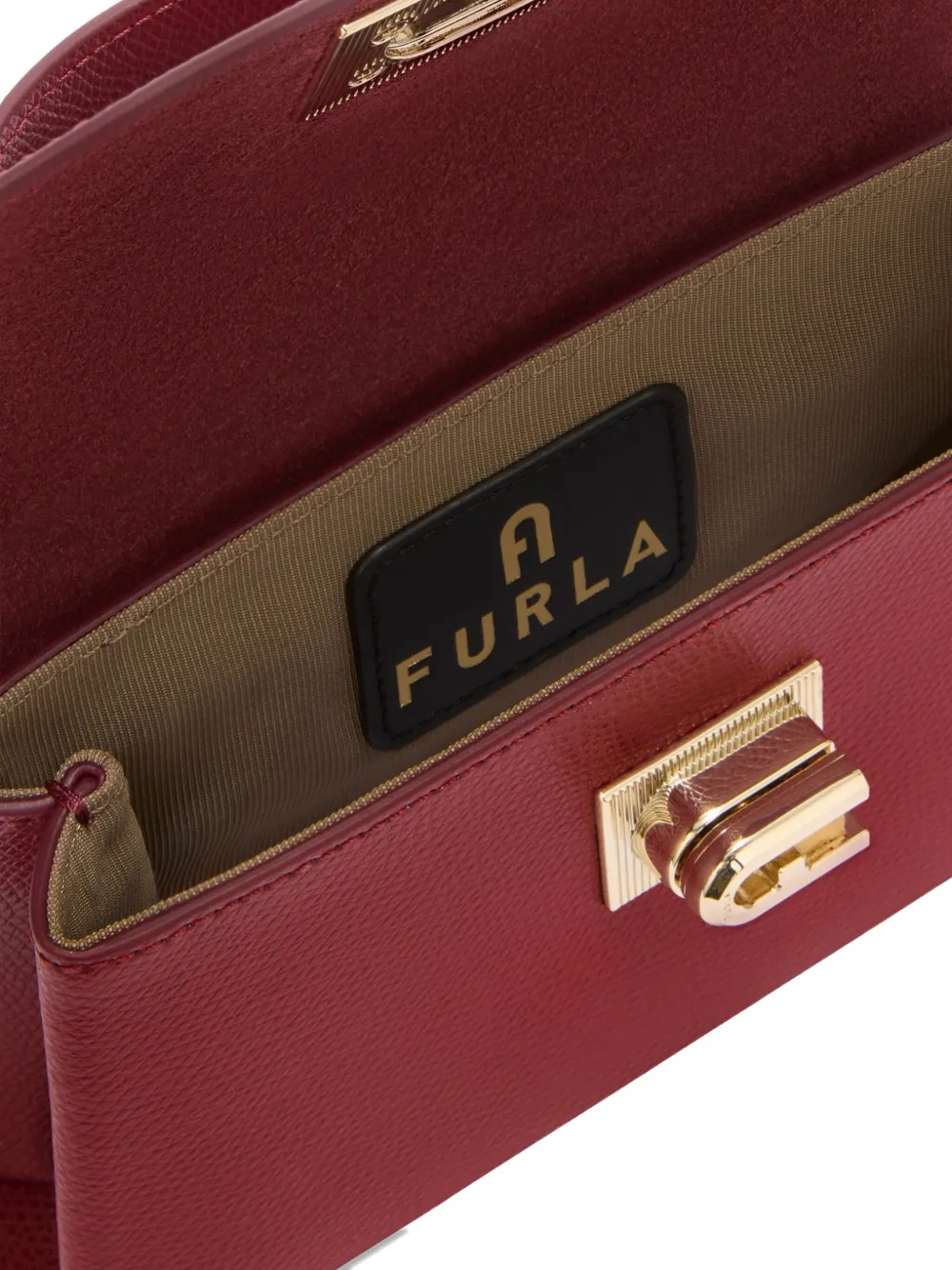 Furla Top-handle Chain Mini Bag In Red