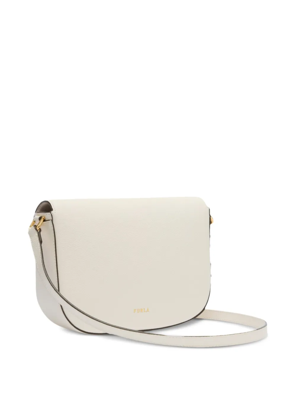 Furla Leren mini-tas verfraaid met kralen Wit