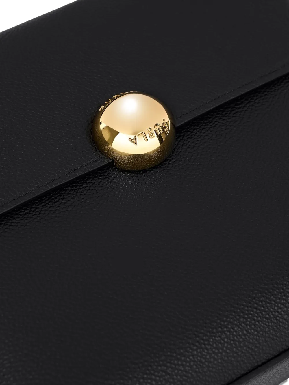 Furla Sfera Ball-detail Top-handle Bag In Black