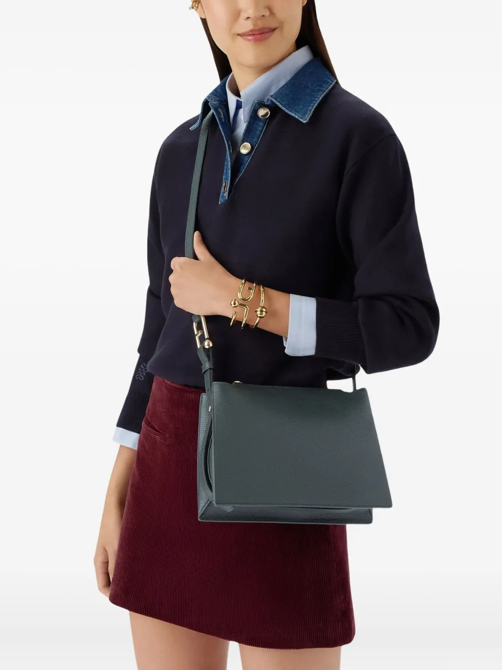 Furla zip-top flap satchel | Image 2