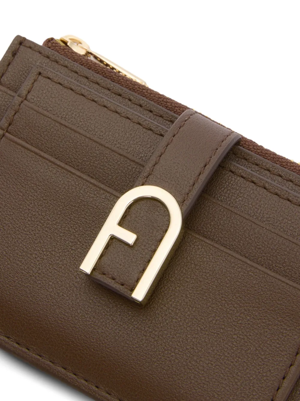 Furla Pasjeshouder met ritssluiting Bruin
