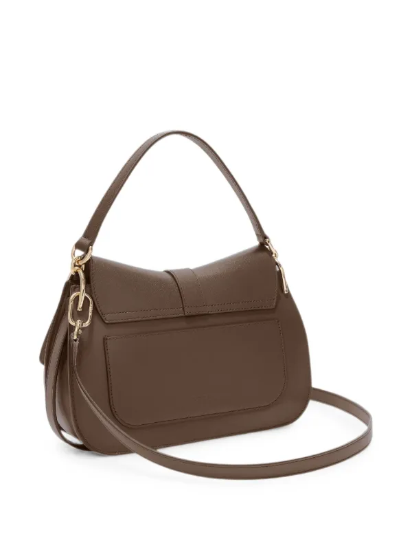 Furla レザー サッチェルバッグ | ブラウン | FARFETCH JP