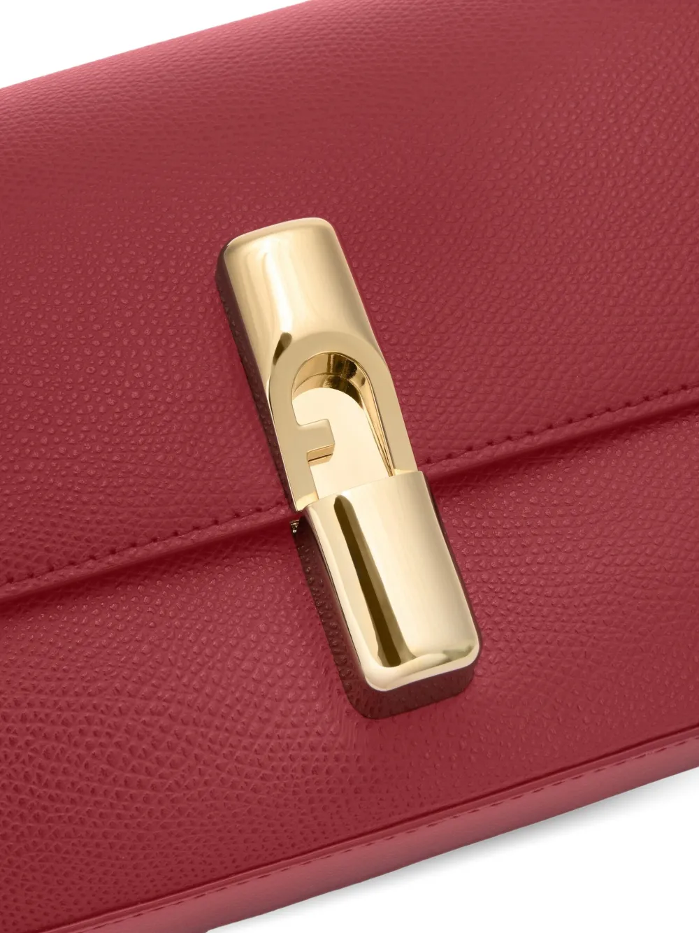 Furla Leren schoudertas Rood