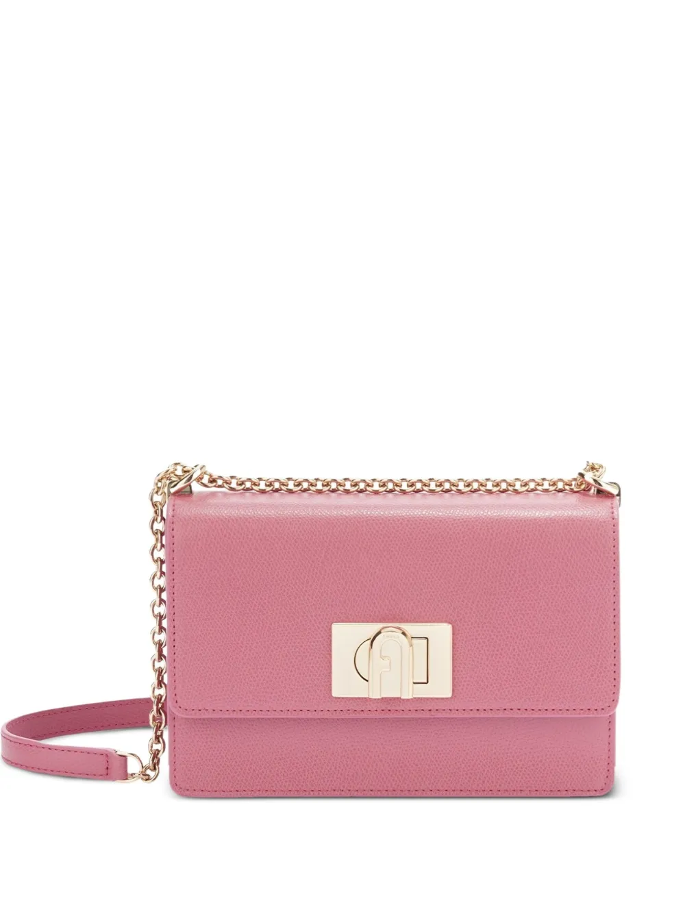 Furla Borsa a tracolla mini con catena - Rosa