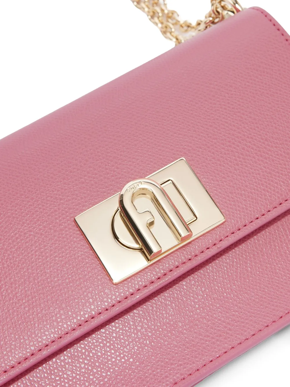 Furla Mini-crossbodytas met kettinghengsel Roze