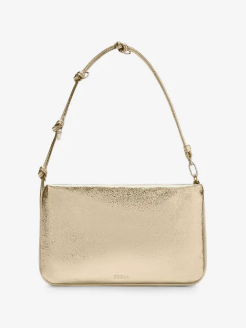 Furla knotted-strap clutch bag