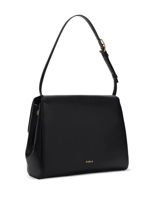 Furla レザーショルダーバッグ | ブラック | FARFETCH JP