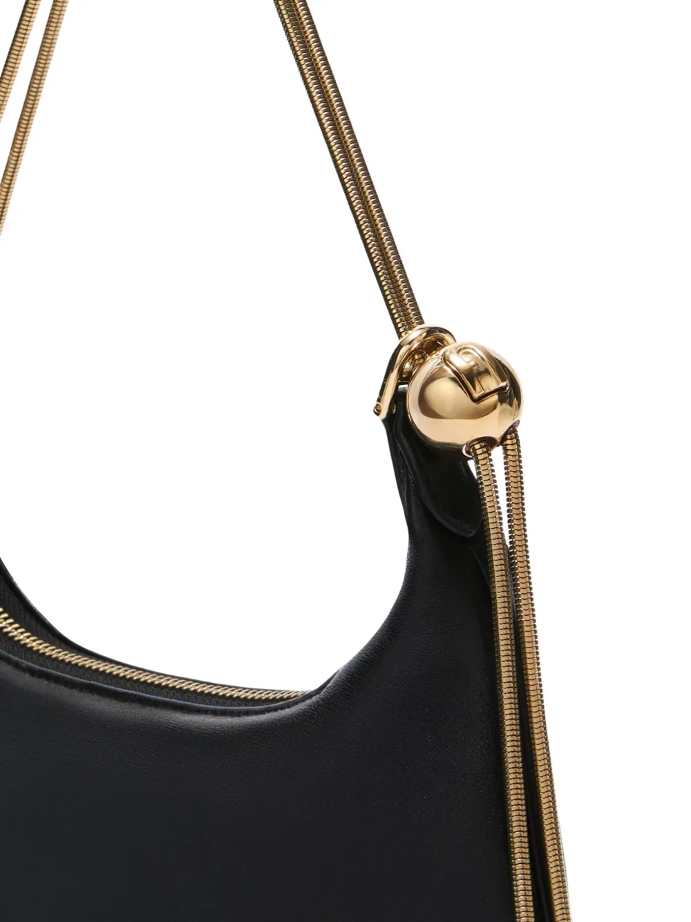 Chain Zipped Shoulder Bag