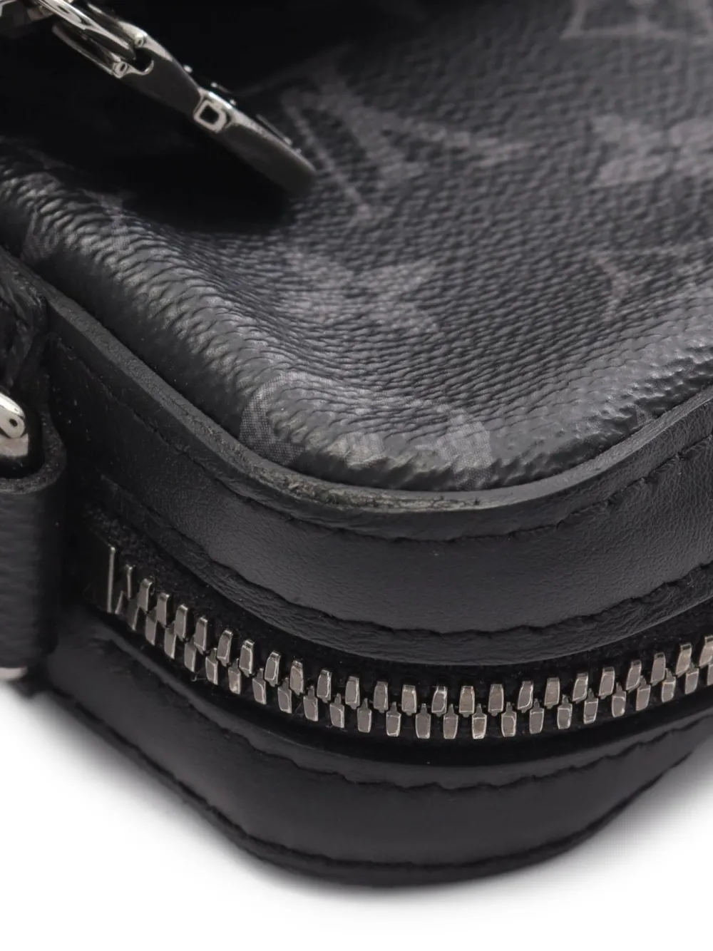 Pre-owned Louis Vuitton 2021 Trio Messenger Bag In Black