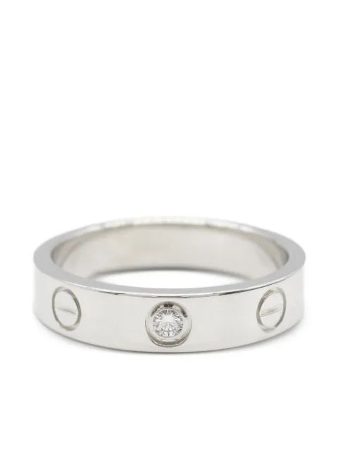 Cartier 2010 18kt white gold Mini Love ring