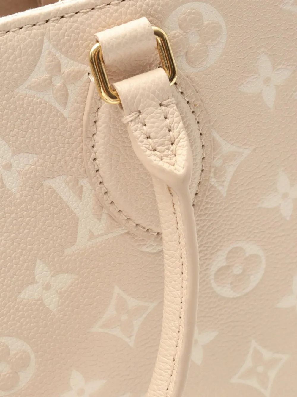 Pre-owned Louis Vuitton 2021 On The Go Mm Monogram Empreinte Handbag In Pink