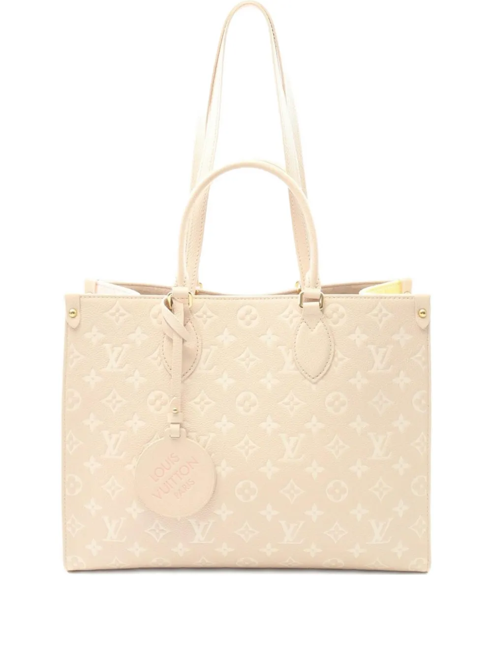 Louis Vuitton Pre-Owned 2021 On The Go MM monogram empreinte handbag - Louis Vuitton Pre-Owned 2021 On The Go MM monogram empreinte handbag -