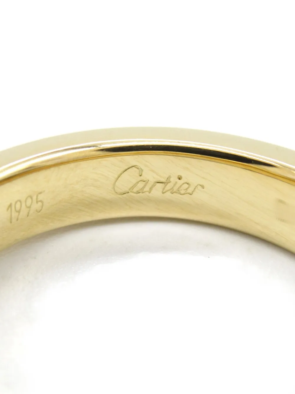 Pre-owned Cartier 2010s 18k Yellow Gold Thread Ring