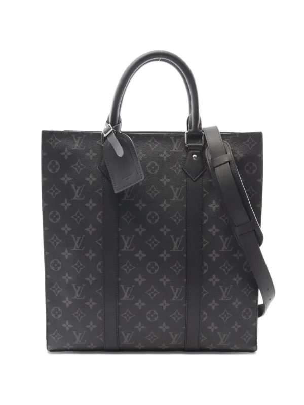 Louis Vuitton Pre-Owned 2021 Sac Plat Tote Bag Black Farfetch