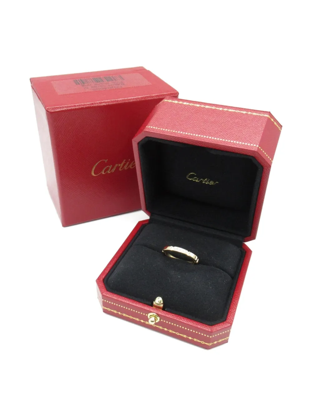 Pre-owned Cartier 2010 18kt Yellow Gold Maillot Panthère Ring