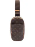 Louis Vuitton Pre-Owned 2003 small Pochette monogram belt bag - Brown