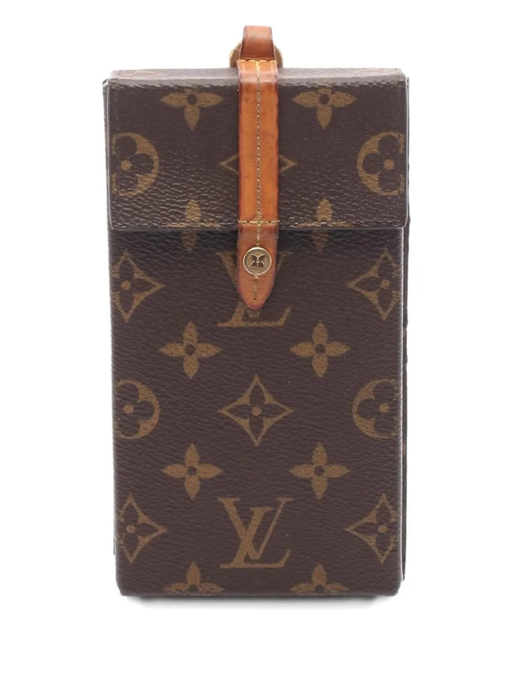 Louis Vuitton Pre-Owned 2019 モノグラム スマホケース - ブラウン Louis Vuitton Pre-Owned 2019 モノグラム スマホケース - ブラウン