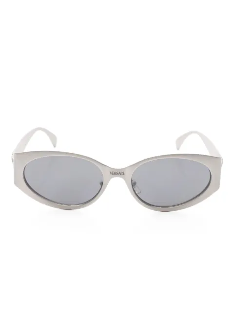Versace Pre-Owned lentes de sol con armazón ovalado 2010