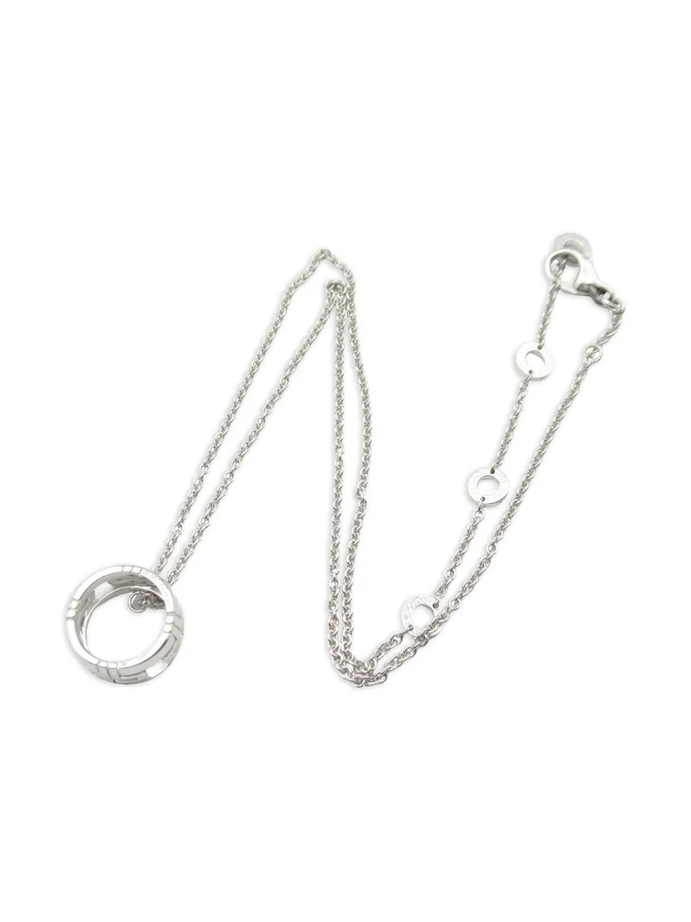 Bvlgari Pre-Owned 2010 18kt white gold Parentesi necklace | Silver | Image 1