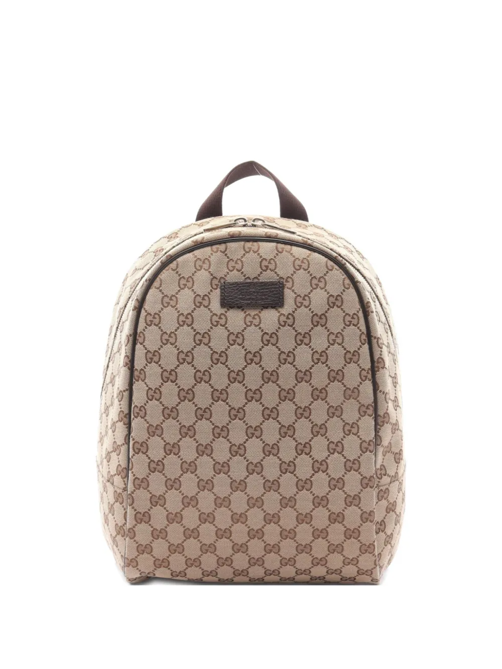 Gucci Pre-Owned 10s medium GG-supreme backpack | Neutrals | Image 1