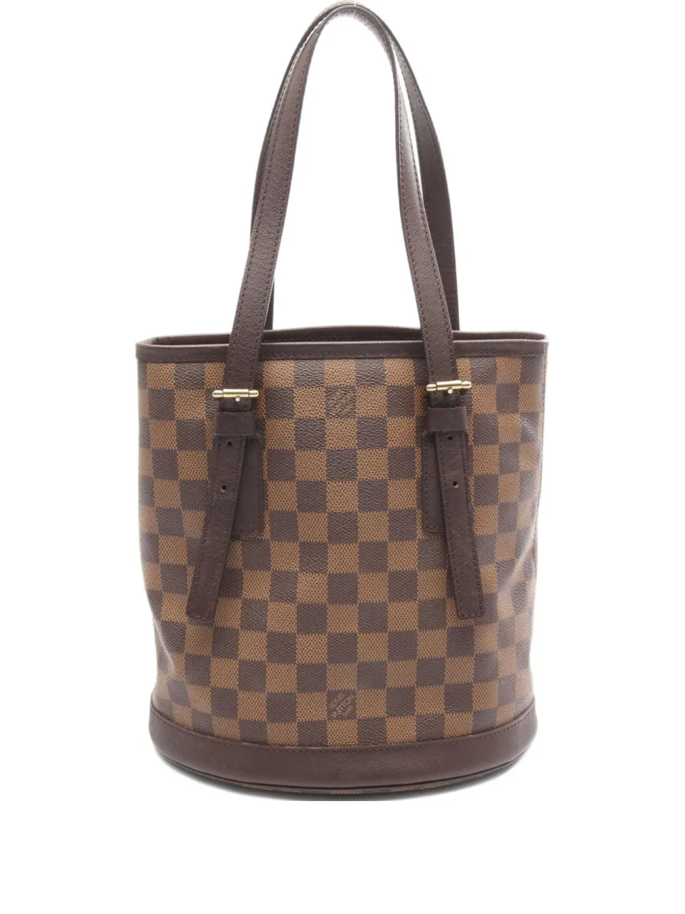 Louis Vuitton Pre-Owned 1998 Male Damier Check bucket bag | Brown | Image 1