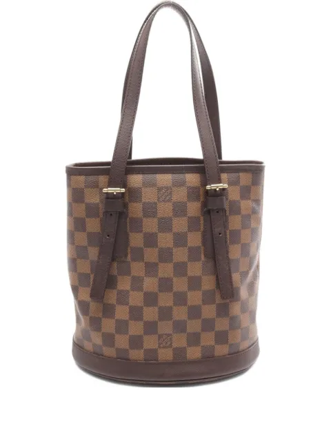 Louis Vuitton Pre-Owned 1998 Male Damier Check bucket bag