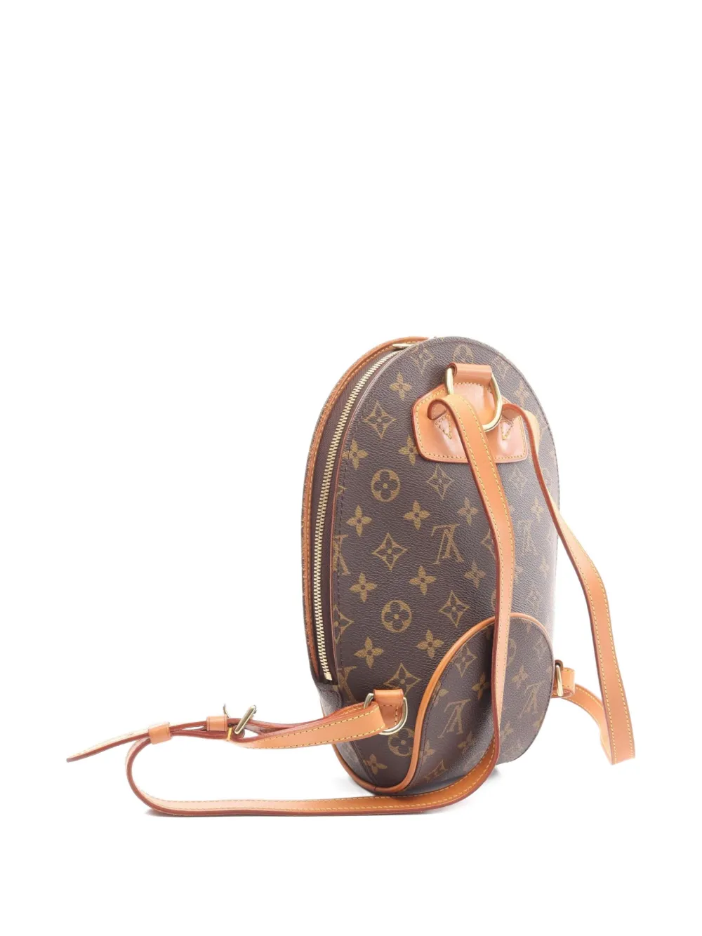 Pre-owned Louis Vuitton 1998 Ellipse Sac Ad Monogram Backpack In Brown