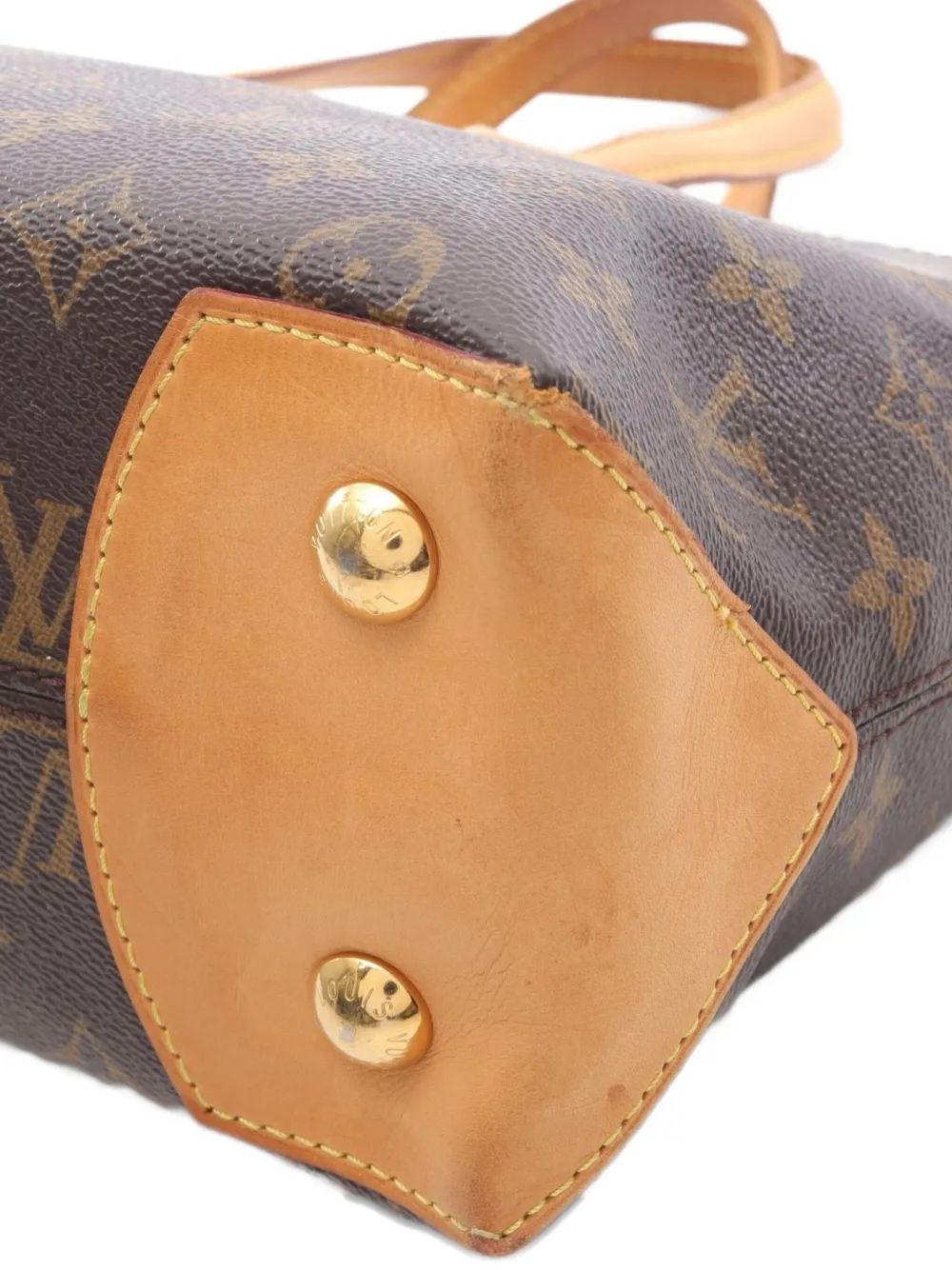 Pre-owned Louis Vuitton 2010 Wilshire Pm Monogram Tote Bag In Brown