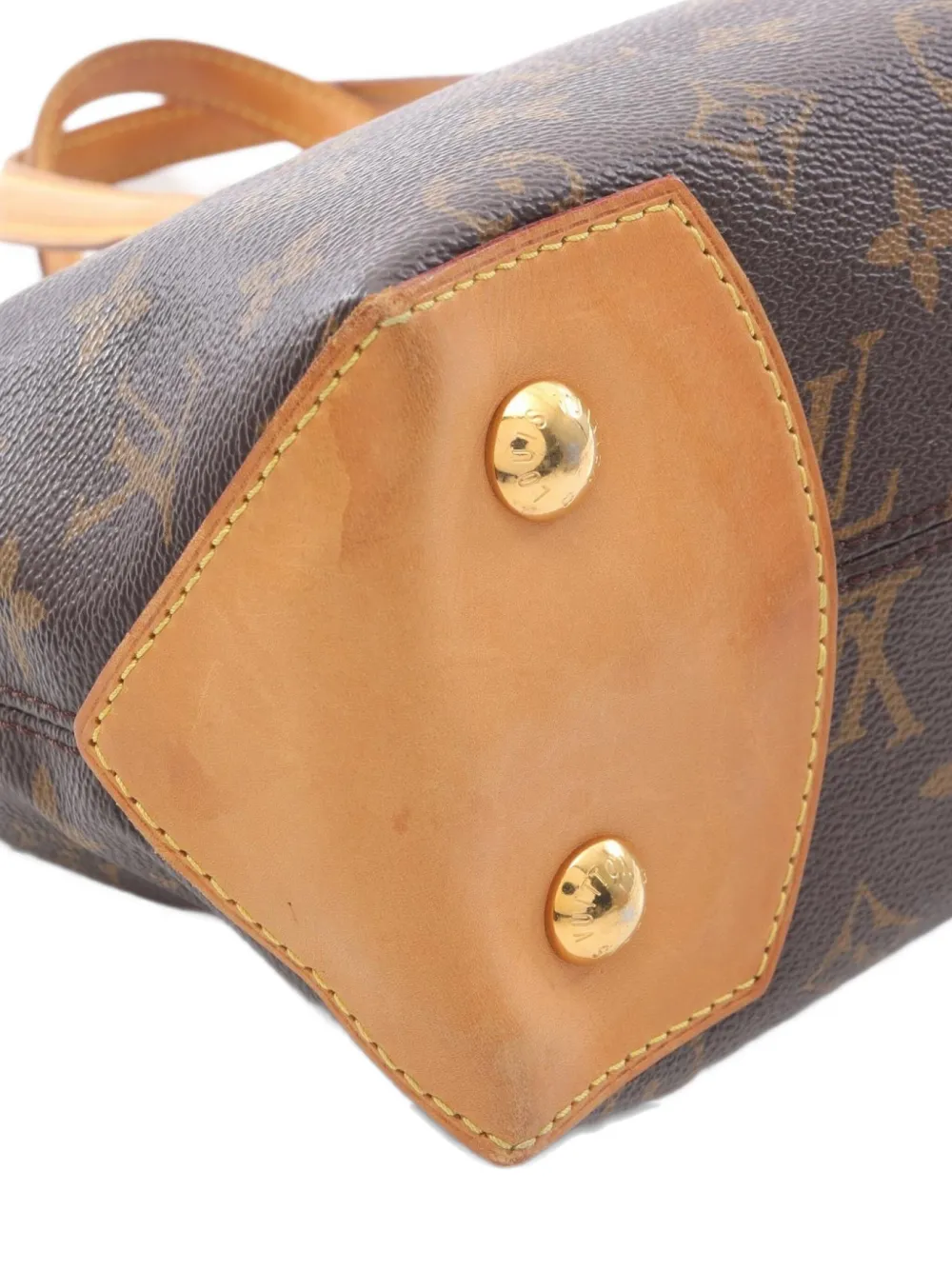 Pre-owned Louis Vuitton 2010 Wilshire Pm Monogram Tote Bag In Brown