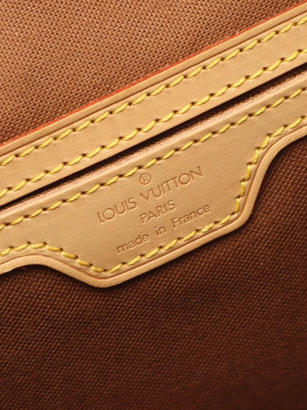 Louis Vuitton Pre-Owned 1996 モノグラム モンスリ GM バックパック - ブラウン Louis Vuitton Pre-Owned 1996 モノグラム モンスリ GM バックパック - ブラウン
