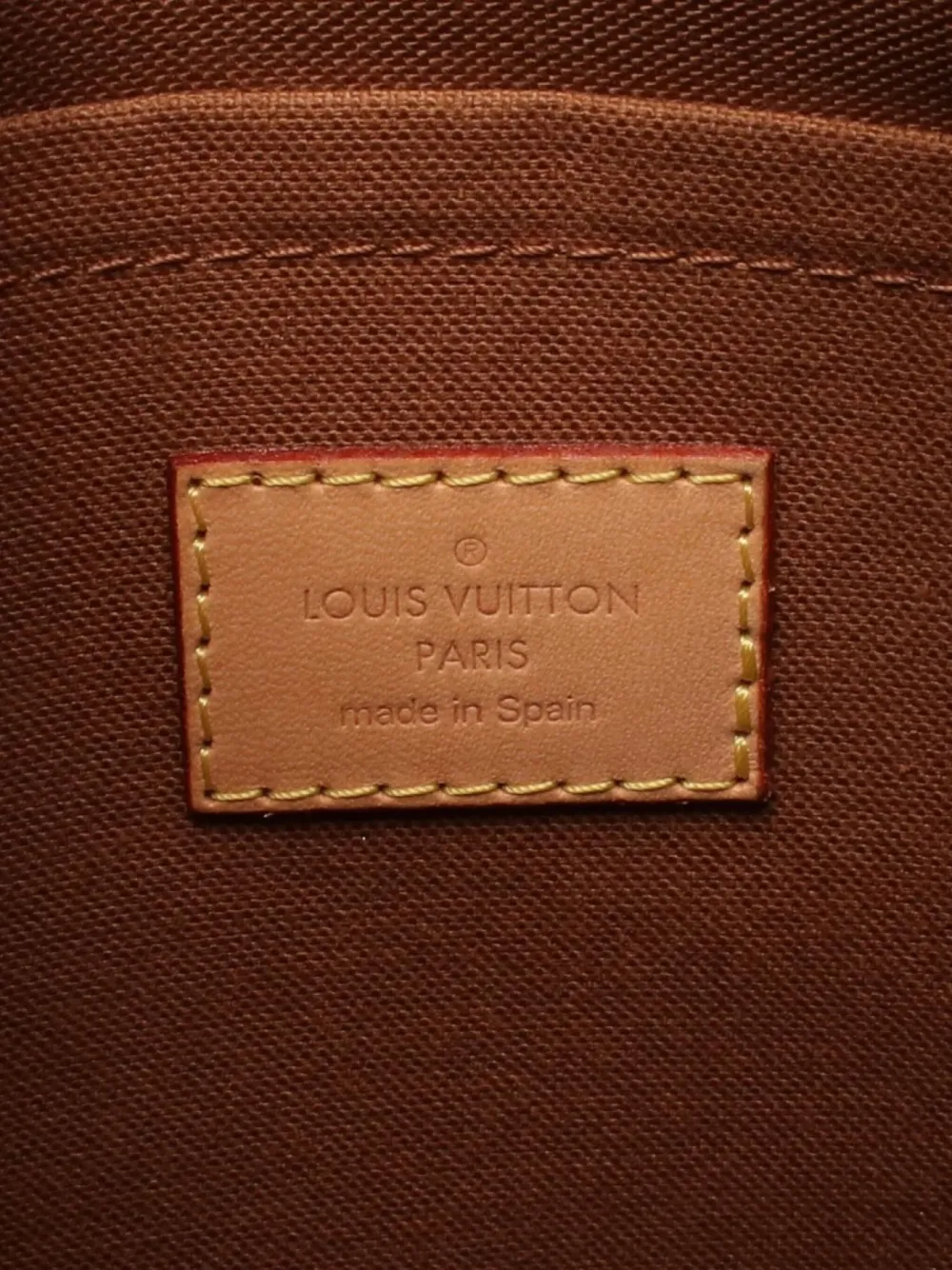 Pre-owned Louis Vuitton 2011 Odeon Shoulder Bag In Brown