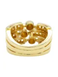 Bvlgari Pre-Owned 2010 18kt yellow gold Allegra diamond ring