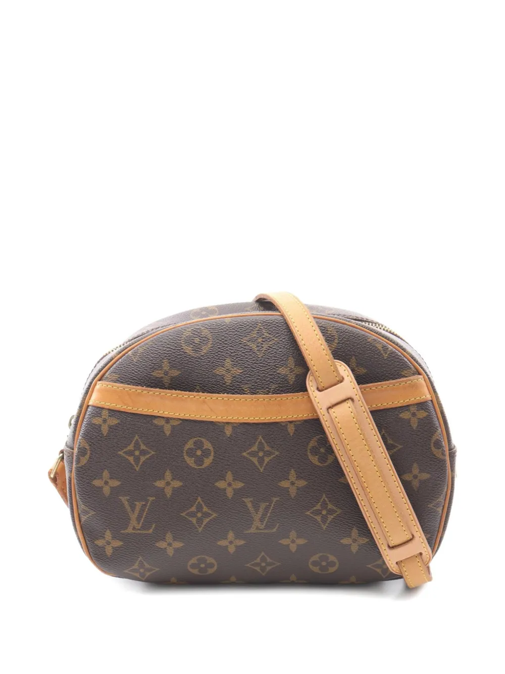 Pre-owned Louis Vuitton 2003 Small Blower Monogram Shoulder Bag In Brown
