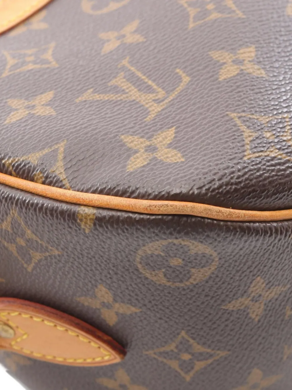 Pre-owned Louis Vuitton 2003 Small Blower Monogram Shoulder Bag In Brown