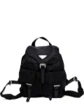 Prada Pre-Owned 2000-2010s triangle logo backpack - Black