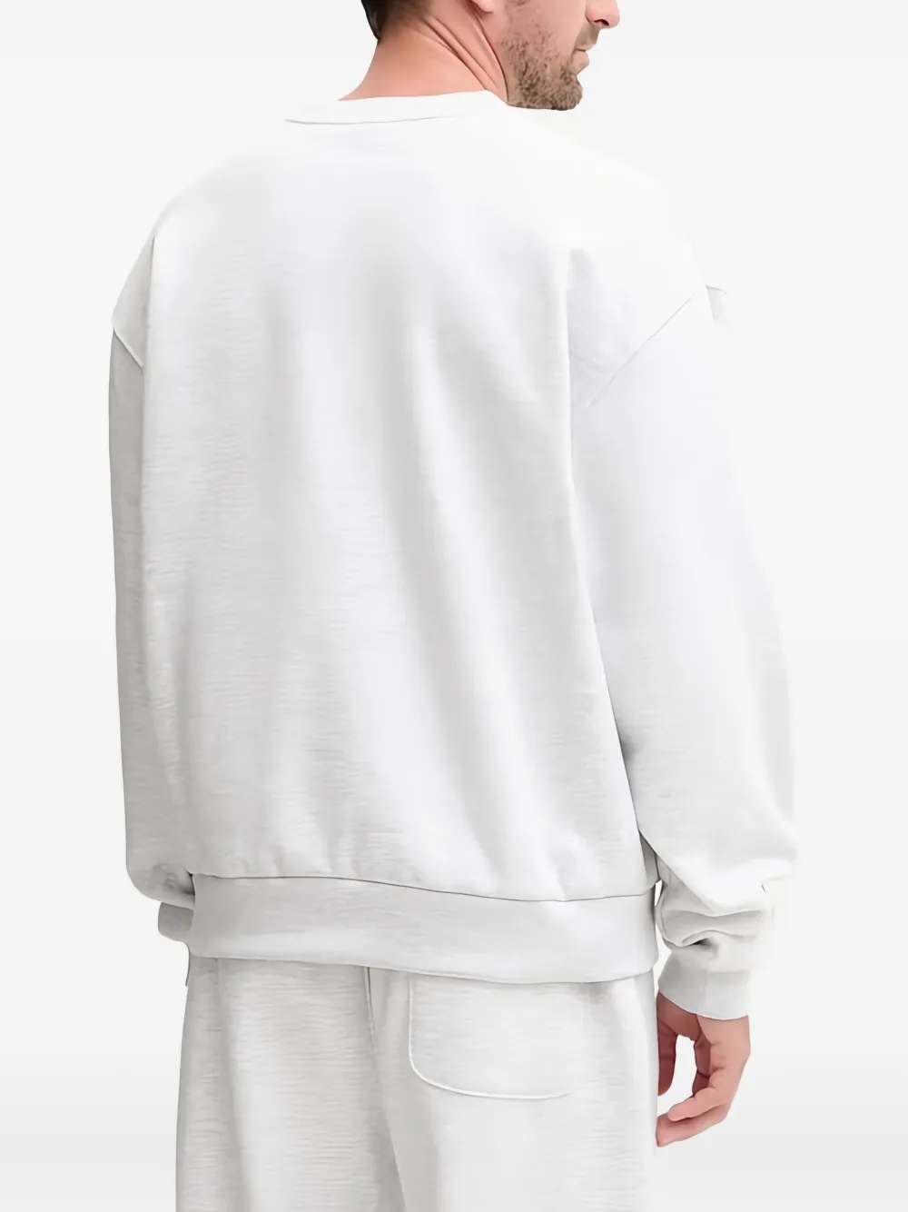 The North Face Sweater met logopatch Wit