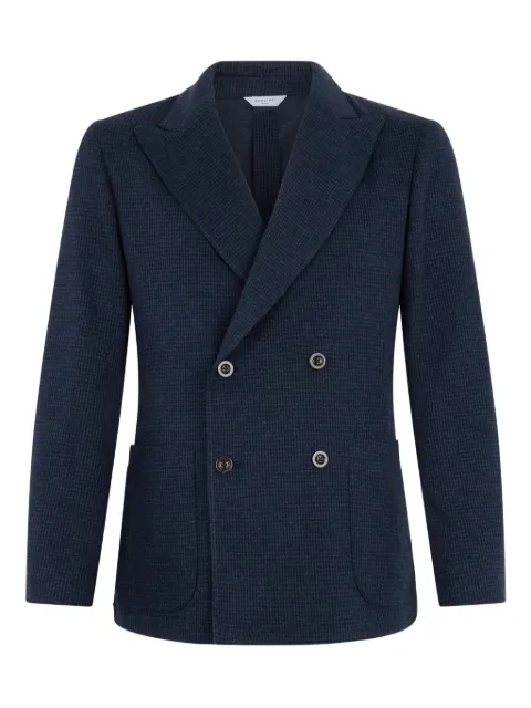 Boglioli double-breasted patch-pocket blazer
