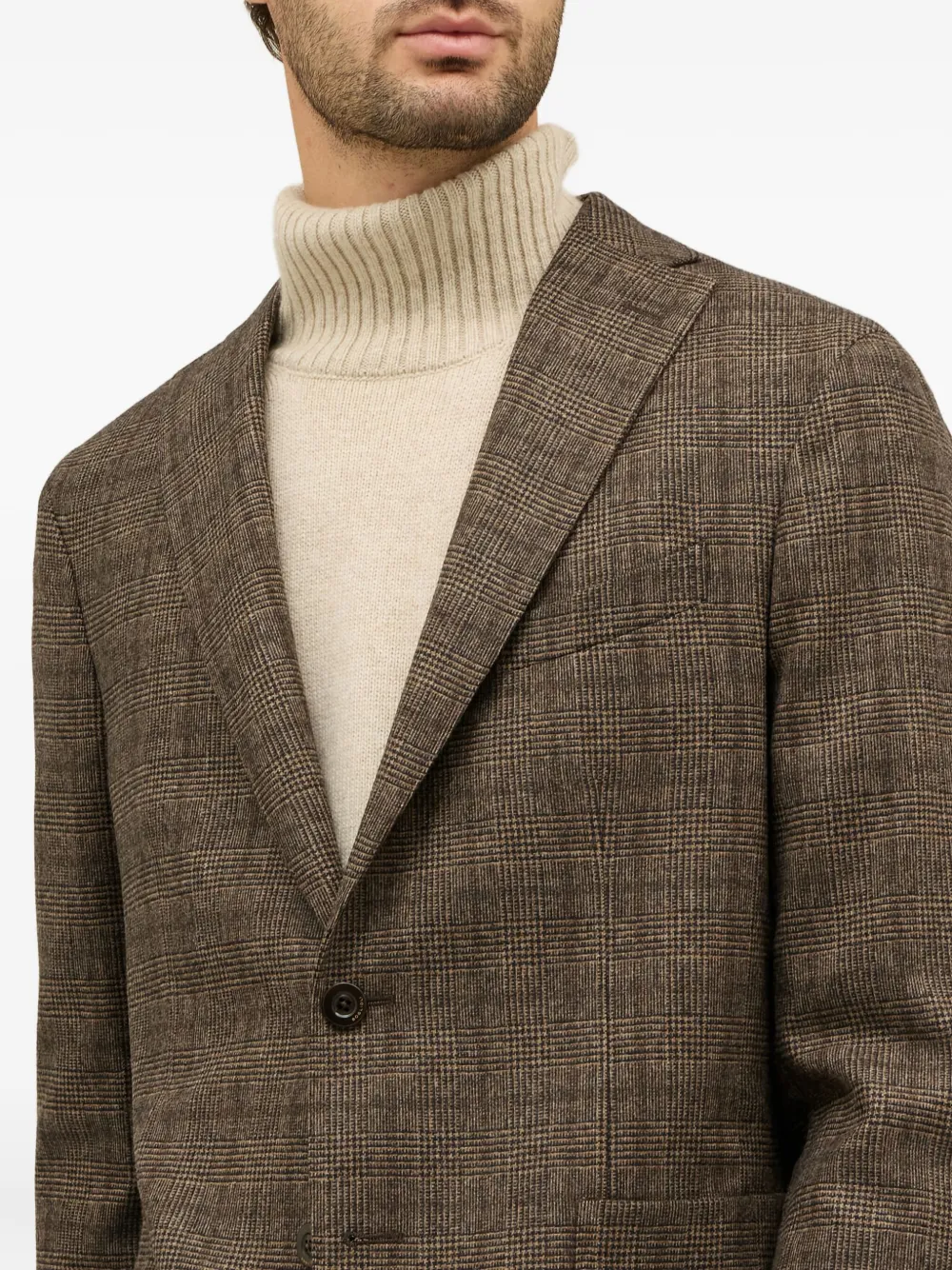 Boglioli Geruite blazer Bruin