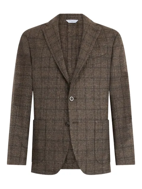 Boglioli checked single-breasted blazer