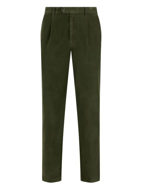 Boglioli pleated corduroy trousers